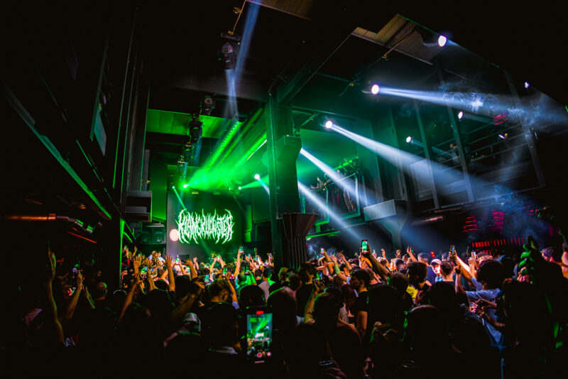 fotografare eventi notturni